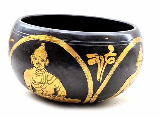 Чаша поющая «Будда» (d-12 см h-6.5 см) (560 г) купить в интернет магазине подарков ПраздникШоп