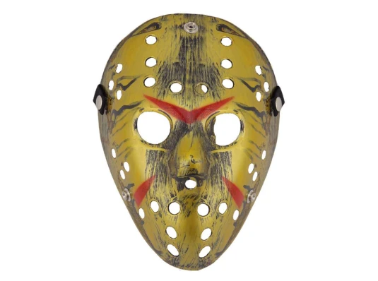 Маска Джейсона пластик (золото антик) купить в интернет магазине подарков ПраздникШоп