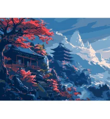Картина по номерам Горный покой  30Х40 (SS-1257) купить в интернет магазине подарков ПраздникШоп