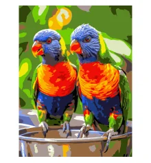 Картина по номерам Яркие попугаи  30Х40 (SS-1258) купить в интернет магазине подарков ПраздникШоп