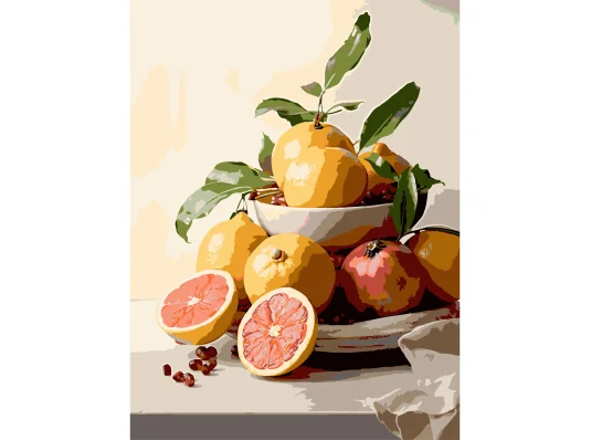 Картина по номерам Фруктовый натюрморт  30Х40 (SS-1263) купить в интернет магазине подарков ПраздникШоп