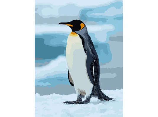 Картина по номерам Пингвин на льду  30Х40 (SS-1264) купить в интернет магазине подарков ПраздникШоп