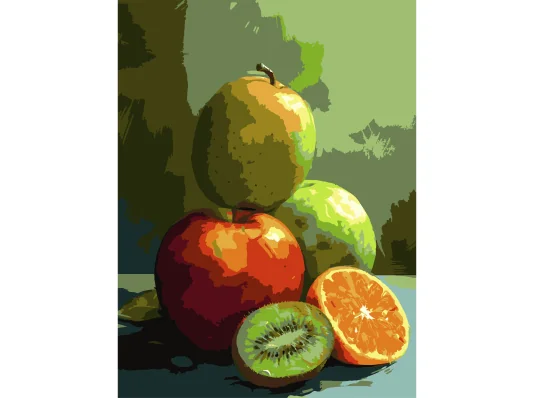 Картина по номерам Сочные фрукты  30Х40 (SS-1268) купить в интернет магазине подарков ПраздникШоп