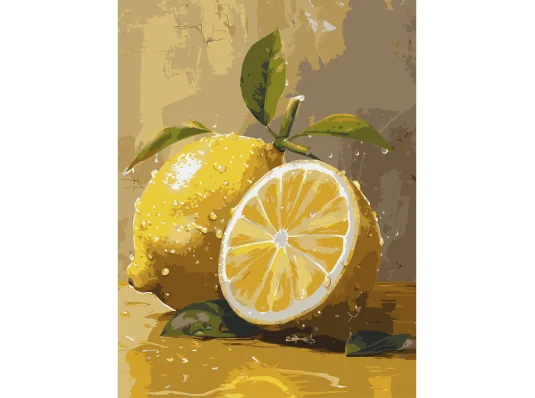 Картина по номерам Лимонное настроение  30Х40 (SS-1269) купить в интернет магазине подарков ПраздникШоп