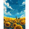 Картина за номерами Соняшникове поле  30Х40 (SS-1270)