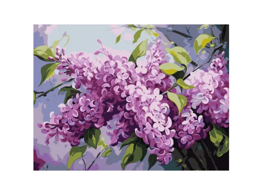 Картина по номерам Сиреневое цветение  30Х40 (SS-1272) купить в интернет магазине подарков ПраздникШоп