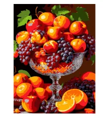 Картина по номерам Фруктовая палитра  30Х40 (SS-1282) купить в интернет магазине подарков ПраздникШоп