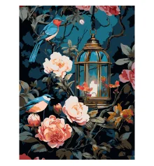 Картина по номерам Цветочная ночь  30Х40 (SS-1289) купить в интернет магазине подарков ПраздникШоп