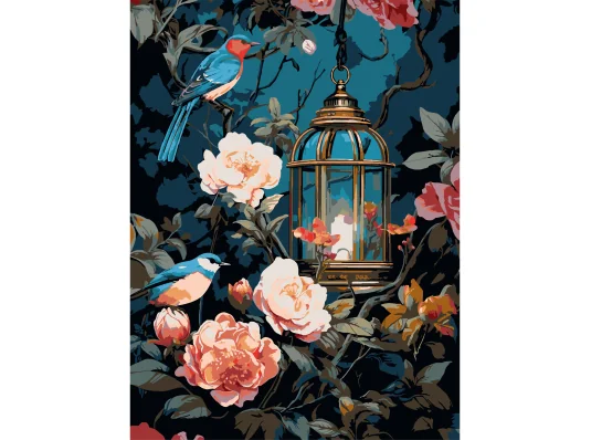 Картина по номерам Цветочная ночь  30Х40 (SS-1289) купить в интернет магазине подарков ПраздникШоп