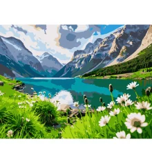 Картина по номерам Альпийская долина  30Х40 (SS-1292) купить в интернет магазине подарков ПраздникШоп