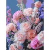 Картина за номерами Рожеві квіти   30Х40 (SS-1296)
