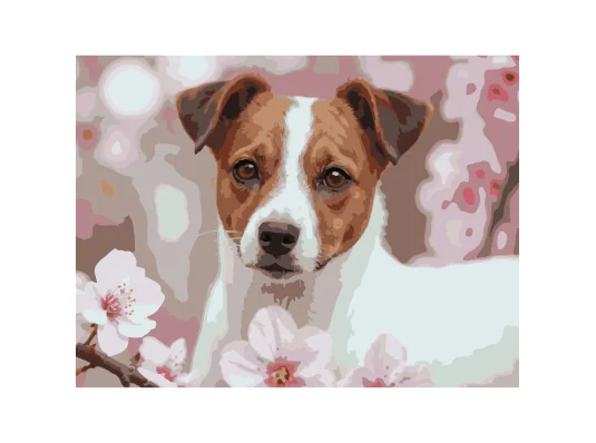 Картина по номерам Миловидный пес  30Х40 (SS-1309) купить в интернет магазине подарков ПраздникШоп