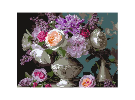 Картина по номерам Разнообразные цветы  30Х40 (SS-1315) купить в интернет магазине подарков ПраздникШоп