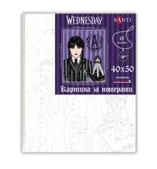 Картина по номерам ТМ SANTI Уэнсдей Вещь – часть семьи 40x50 см купить в интернет магазине подарков ПраздникШоп