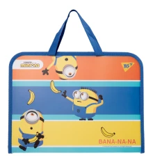Папка-портфель YES FC на молнии Minions купить в интернет магазине подарков ПраздникШоп