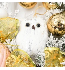 Венок Yes! Fun с декором "Совенок" d-35 см купить в интернет магазине подарков ПраздникШоп