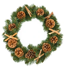 Венок Yes!Fun с украшением Рождественская ночь d--40см купить в интернет магазине подарков ПраздникШоп