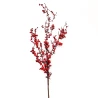 Ветка декоративная Yes! Fun с красными ягодами, 98см, заснеженная