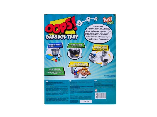 Игра настольная  "Oops! Ловушка для мусора!" купить в интернет магазине подарков ПраздникШоп