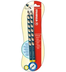 Карандаш чернографитный НВ для левши STABILO easy graph купить в интернет магазине подарков ПраздникШоп