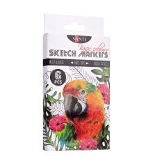 Набор маркеров "SANTI sketch" "Basic Colours" купить в интернет магазине подарков ПраздникШоп