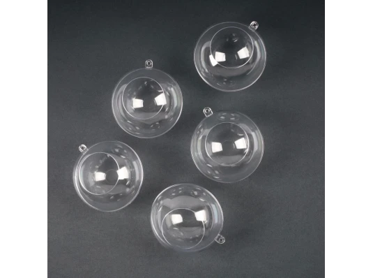 Набор пластиковых форм Santi Шар с отверстием 10см 5 шт/уп купить в интернет магазине подарков ПраздникШоп