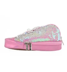 Пенал мягкий YES TP-24 ‘‘Sneakers with sequins‘‘ pink купить в интернет магазине подарков ПраздникШоп
