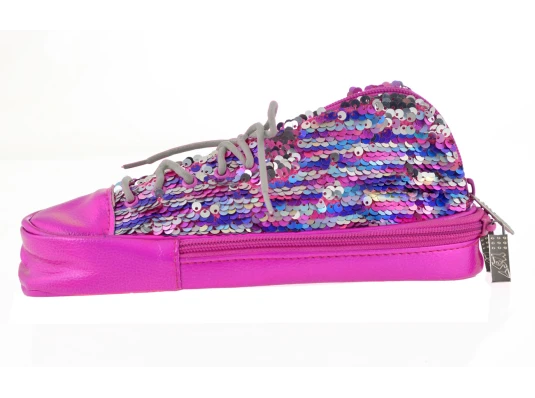 Пенал мягкий YES TP-24 ‘‘Sneakers with sequins‘‘ rainbow купить в интернет магазине подарков ПраздникШоп