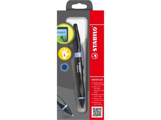 Ручка шар.с функцией touch screen для левши  STABILO SMARTball купить в интернет магазине подарков ПраздникШоп