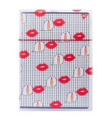 Тетрадь YES BBH Lips А4 48 листов клетка пластиковая папка с рисунком купить в интернет магазине подарков ПраздникШоп