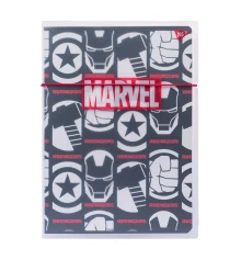 Тетрадь YES Marvel Avengers А4 48 листов клетка пластиковая папка с рисунком купить в интернет магазине подарков ПраздникШоп