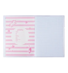 Тетрадь YES Style Girl Orange А4 48 листов клетка пластиковая папка с рисунком купить в интернет магазине подарков ПраздникШоп