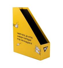 Лоток для документов YES Не ускладнюй! вертикальный картон купить в интернет магазине подарков ПраздникШоп