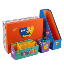 Настольный органайзер в наборе YES Stand with Ukraine картонный 4 предмета купить в интернет магазине подарков ПраздникШоп