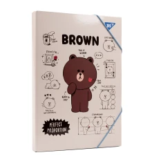 Папка для труда YES картонная A4 Line friends купить в интернет магазине подарков ПраздникШоп