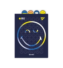 Папка-уголок YES А4 с фигурными разделителями Smiley World купить в интернет магазине подарков ПраздникШоп
