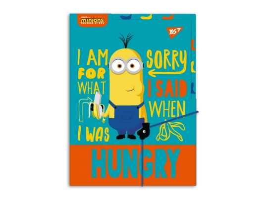 Папка YES А4 c 3 разделителями Minions купить в интернет магазине подарков ПраздникШоп