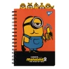 Блокнот YES А5, 80 арк. cпіраль з роздільниками Minions