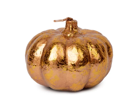 Свеча Yes! Fun Тыква 8х6см золото парафин купить в интернет магазине подарков ПраздникШоп