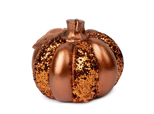 Свеча Yes! Fun Тыква 8х6см глиттер парафин купить в интернет магазине подарков ПраздникШоп