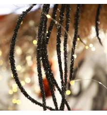 Ветка декоративная Yes! Fun Камыш 99см черная глиттер купить в интернет магазине подарков ПраздникШоп