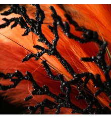 Ветка декоративная Yes! Fun Коралл 76см черная глиттер купить в интернет магазине подарков ПраздникШоп