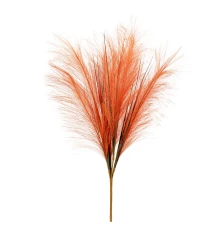 Ветка декоративная Yes! Fun Пампасная трава 100см оранжевая купить в интернет магазине подарков ПраздникШоп