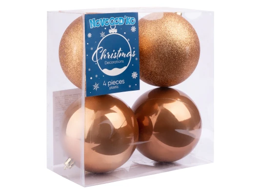 Набор новогодних шаров Novogod‘ko купить в интернет магазине подарков ПраздникШоп