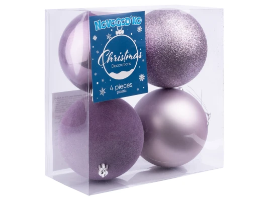 Набор новогодних шаров Novogod‘ko купить в интернет магазине подарков ПраздникШоп