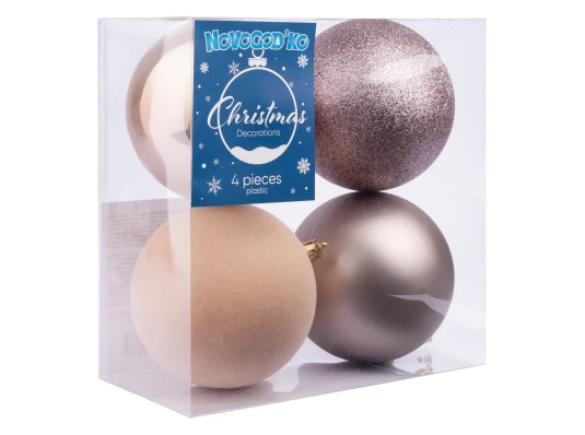 Набор новогодних шаров Novogod‘ko купить в интернет магазине подарков ПраздникШоп