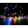 Електрогірлянда Novogod‘ko вулична, 65 LED, IP65, різнокольорова, зелений провід, 12,25 м,