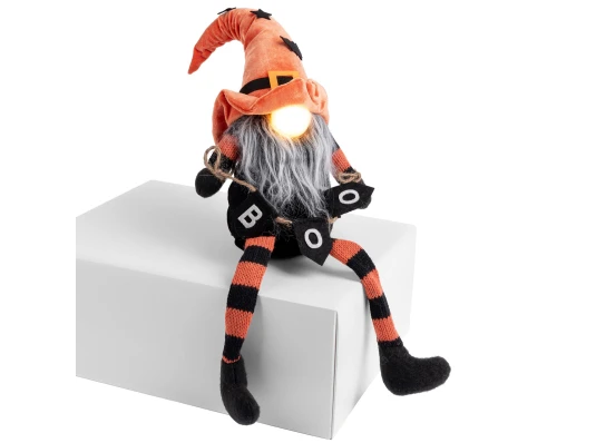 Мягкая игрушка Yes! Fun Хэллоуин Гном Мальчик 41см LED нос купить в интернет магазине подарков ПраздникШоп