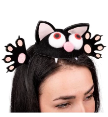 Обруч Yes! Fun Хэллоуин Crazy Cat купить в интернет магазине подарков ПраздникШоп