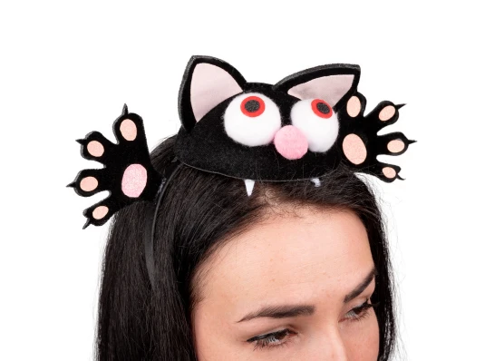 Обруч Yes! Fun Хэллоуин Crazy Cat купить в интернет магазине подарков ПраздникШоп